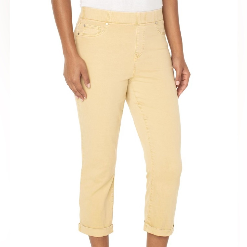 LIVER POOL CHOLE SLIM CROP WITH CUFF Size 14